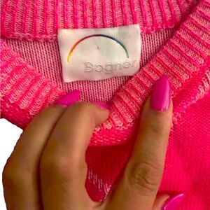 PINK BOGNER SWEATER